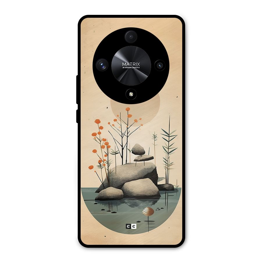 Zen Garden Metal Back Case for Honor X9b