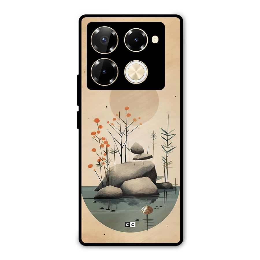 Zen Garden Metal Back Case for Infinix Note 40 Pro Plus