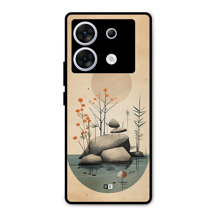 Zen Garden Metal Back Case for Infinix Zero 30 5G
