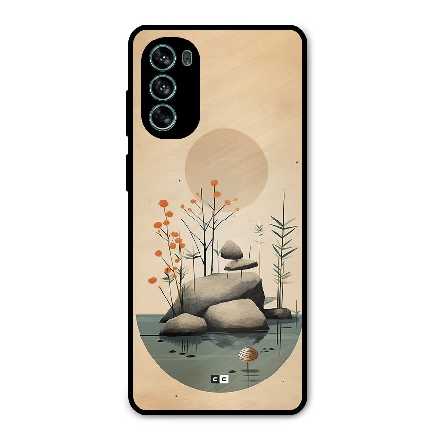Zen Garden Metal Back Case for Moto G62