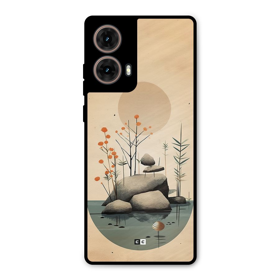 Zen Garden Metal Back Case for Moto G85
