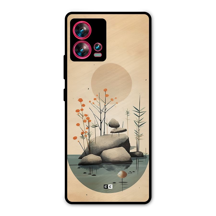 Zen Garden Metal Back Case for Motorola Edge 30 Fusion