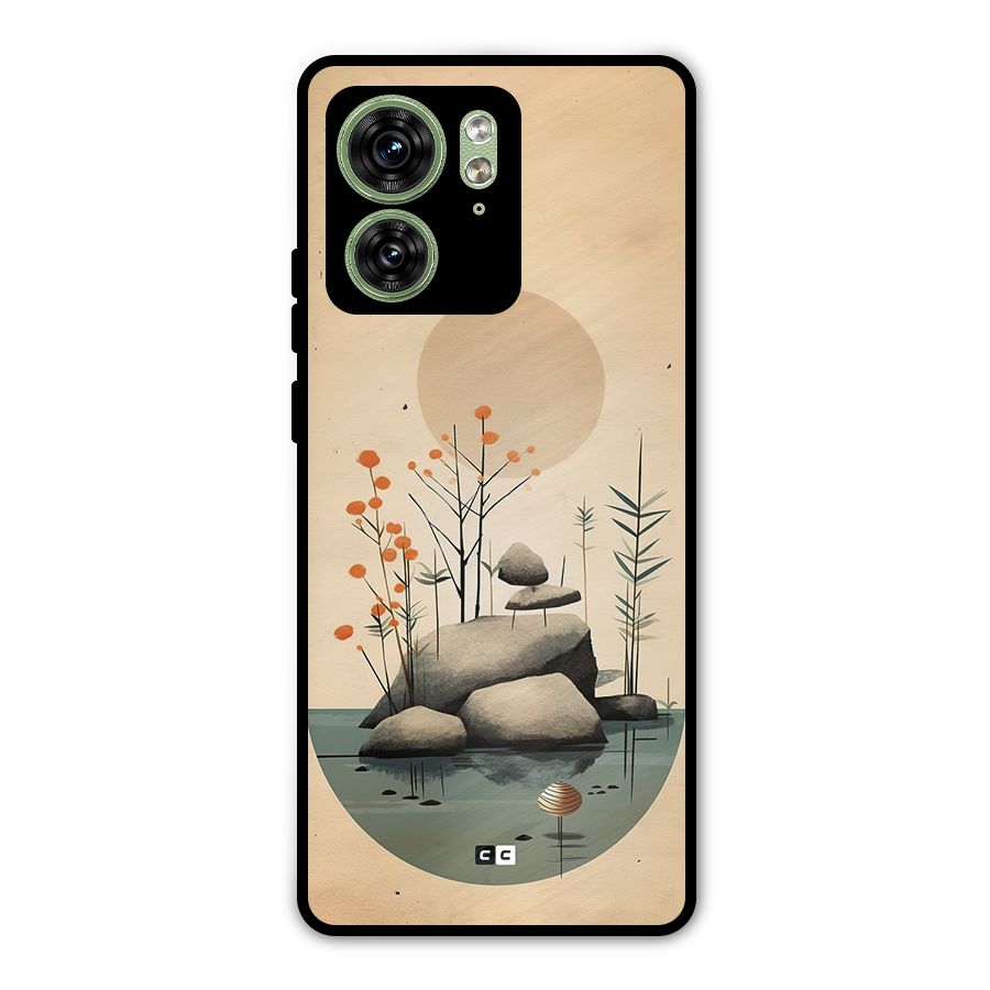 Zen Garden Metal Back Case for Motorola Edge 40 5G