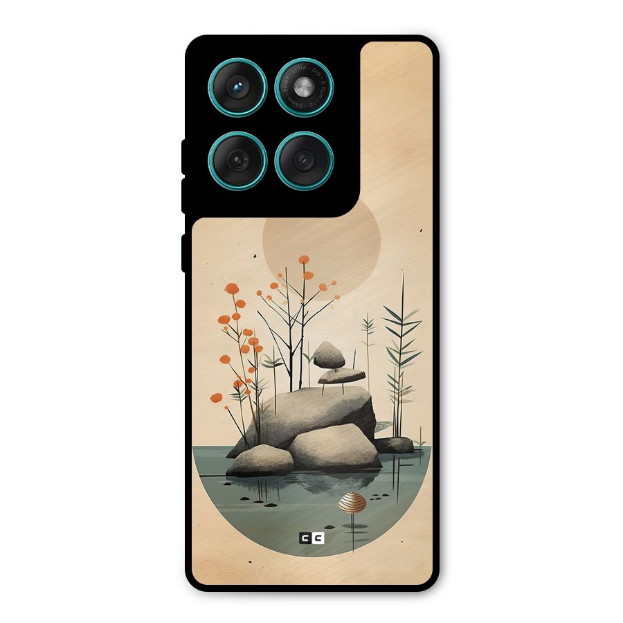 Zen Garden Metal Back Case for Motorola Edge 60 Fusion