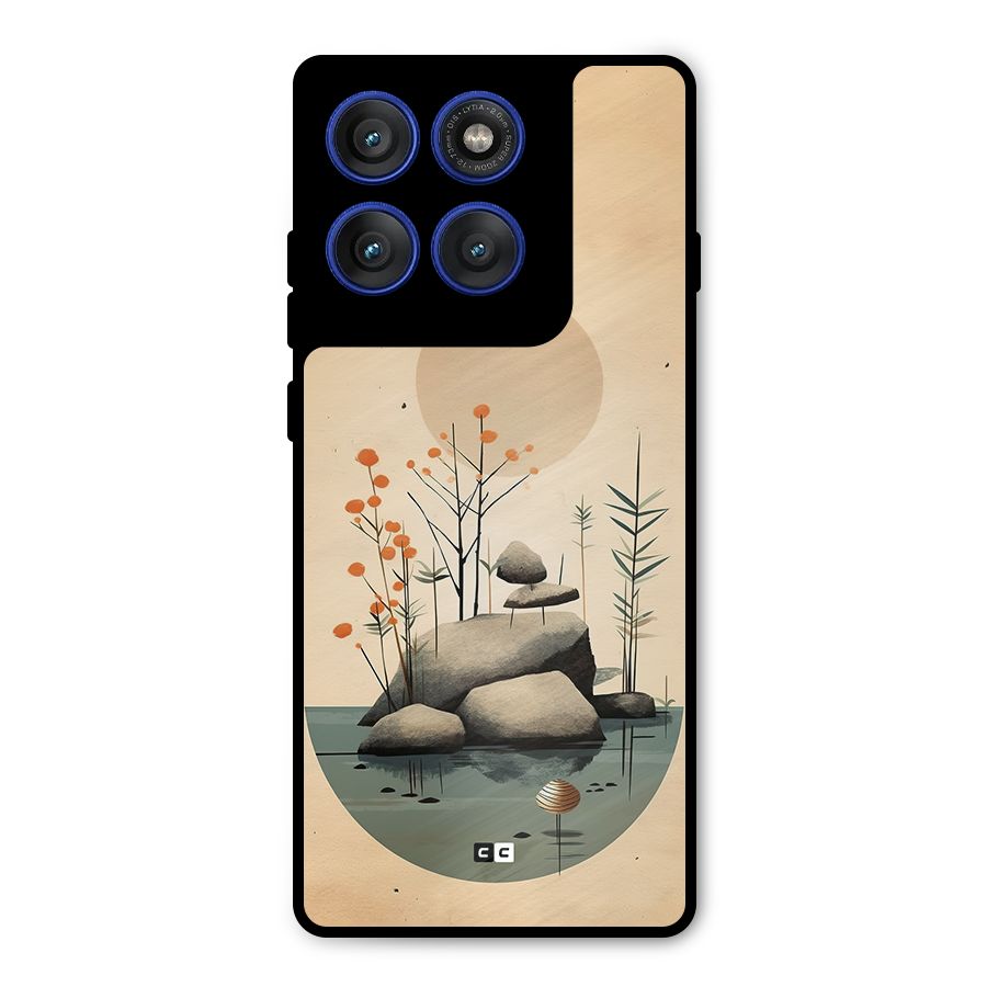Zen Garden Metal Back Case for Motorola Edge 60 Pro