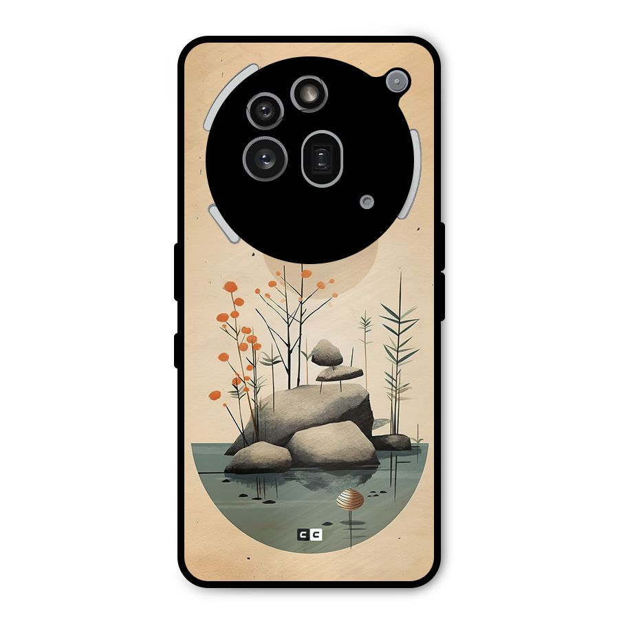Zen Garden Metal Back Case for Nothing Phone 3a Pro