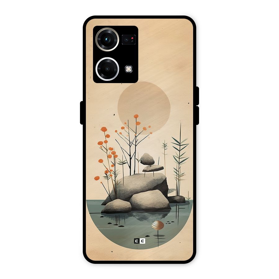 Zen Garden Metal Back Case for Oppo F21s Pro 4G