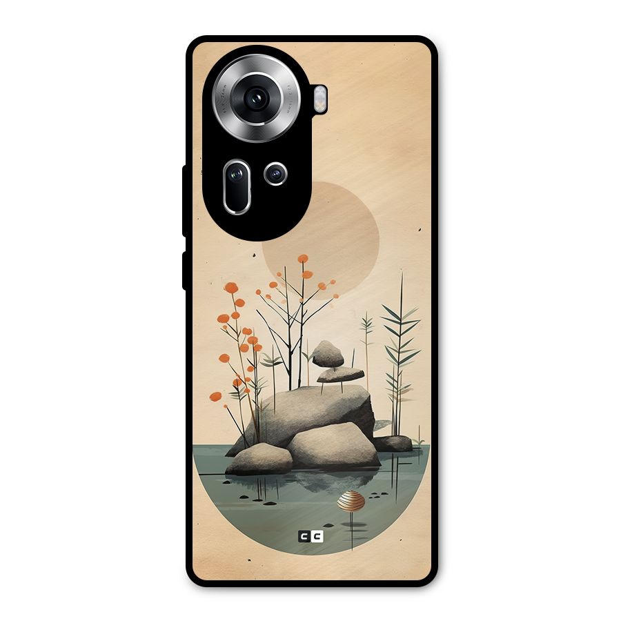 Zen Garden Metal Back Case for Oppo Reno11 5G