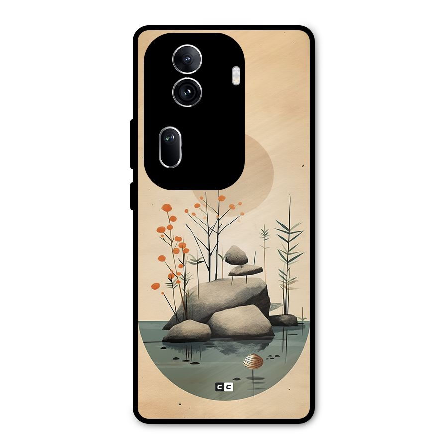 Zen Garden Metal Back Case for Oppo Reno11 Pro 5G
