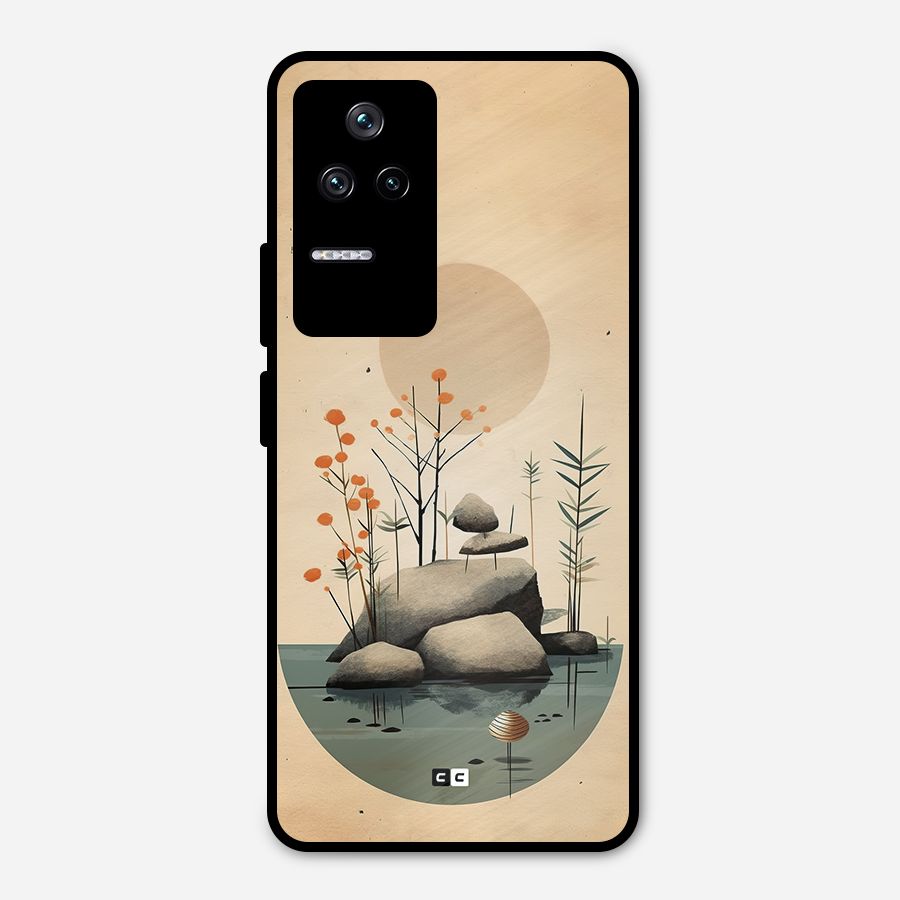 Zen Garden Metal Back Case for Poco F4 5G