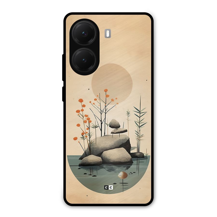 Zen Garden Metal Back Case for Poco X7 Pro