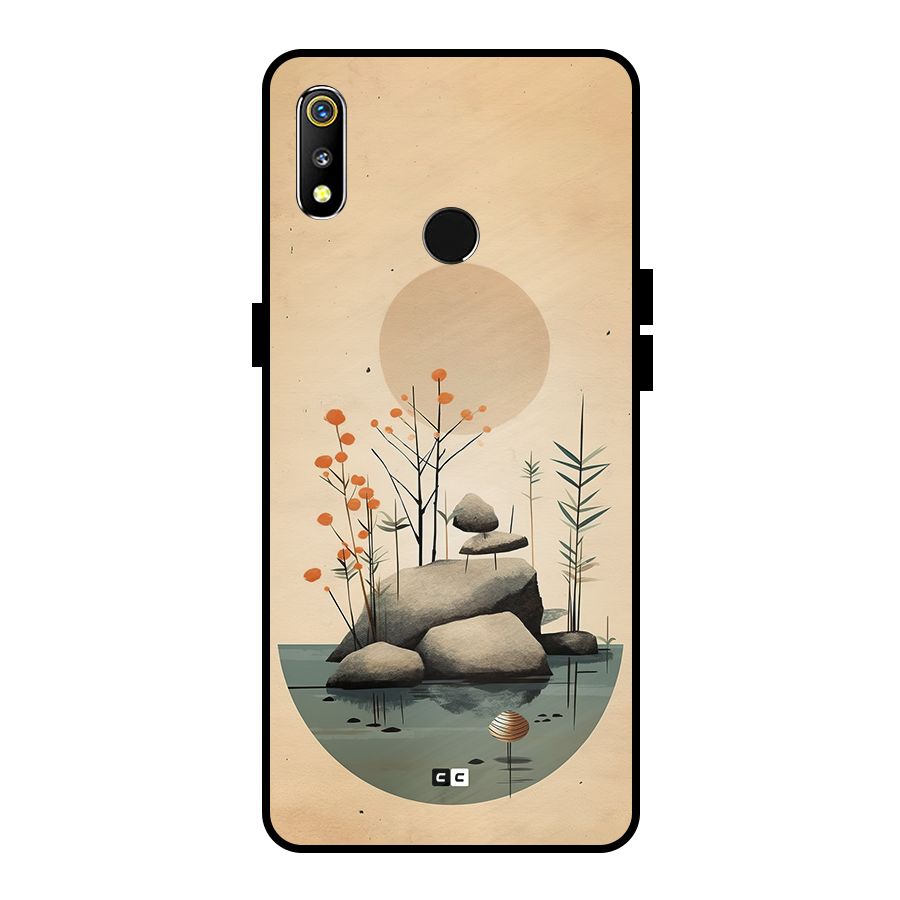 Zen Garden Metal Back Case for Realme 3