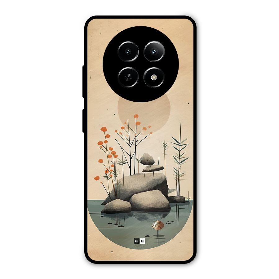 Zen Garden Metal Back Case for Realme Narzo 70x 5G