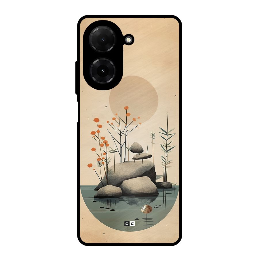 Zen Garden Metal Back Case for Redmi A5 4G