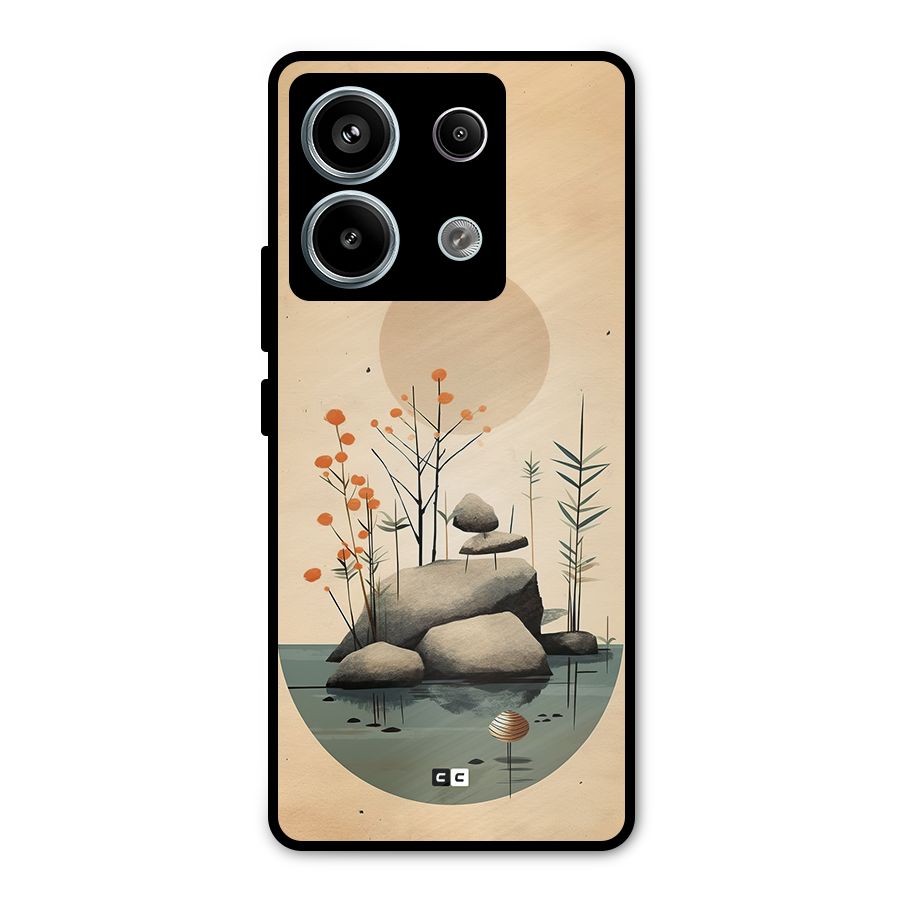 Zen Garden Metal Back Case for Redmi Note 13 Pro 5G