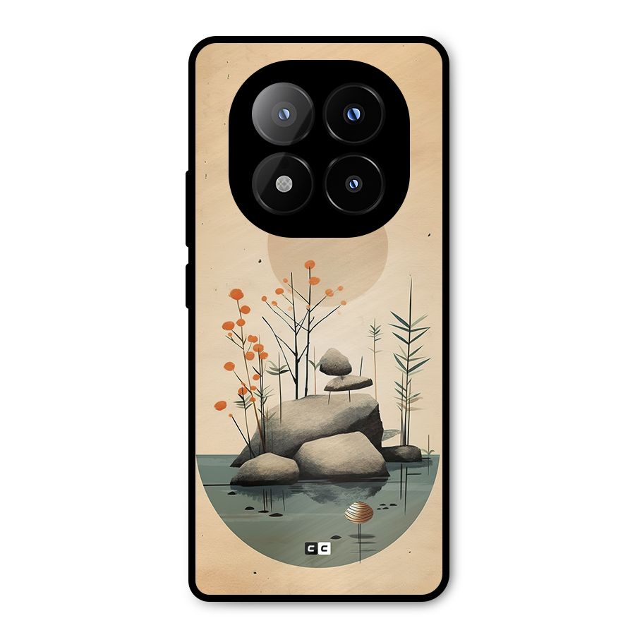 Zen Garden Metal Back Case for Redmi Note 14 Pro Plus 5G