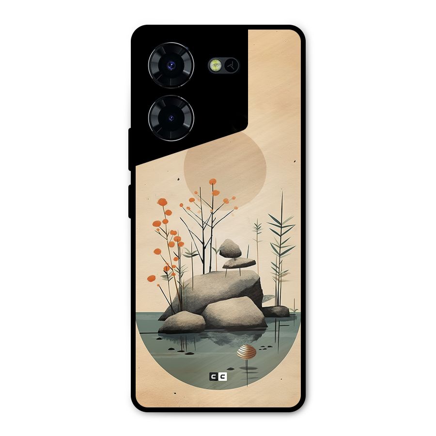 Zen Garden Metal Back Case for Tecno Pova 5 Pro 5G