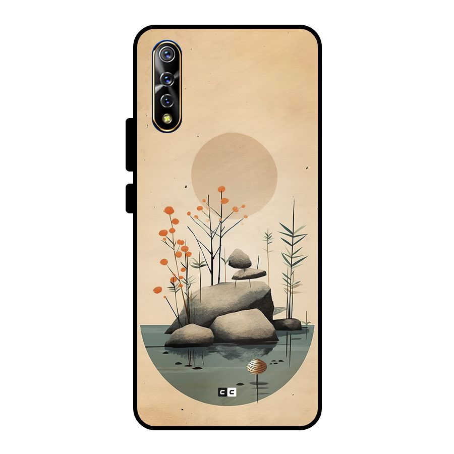 Zen Garden Metal Back Case for Vivo S1