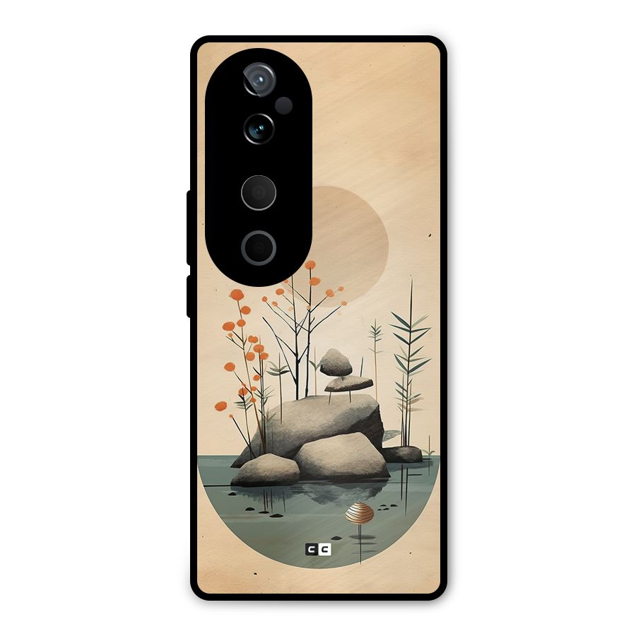 Zen Garden Metal Back Case for Vivo T3 Ultra