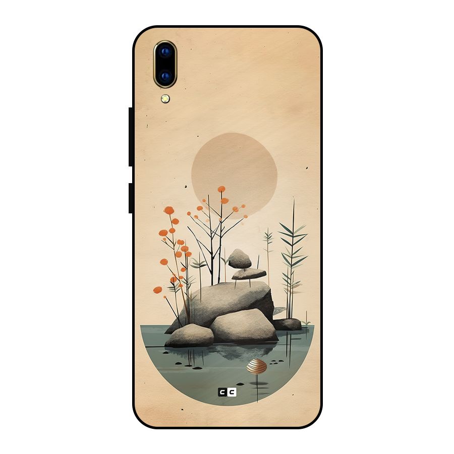 Zen Garden Metal Back Case for Vivo V11 Pro