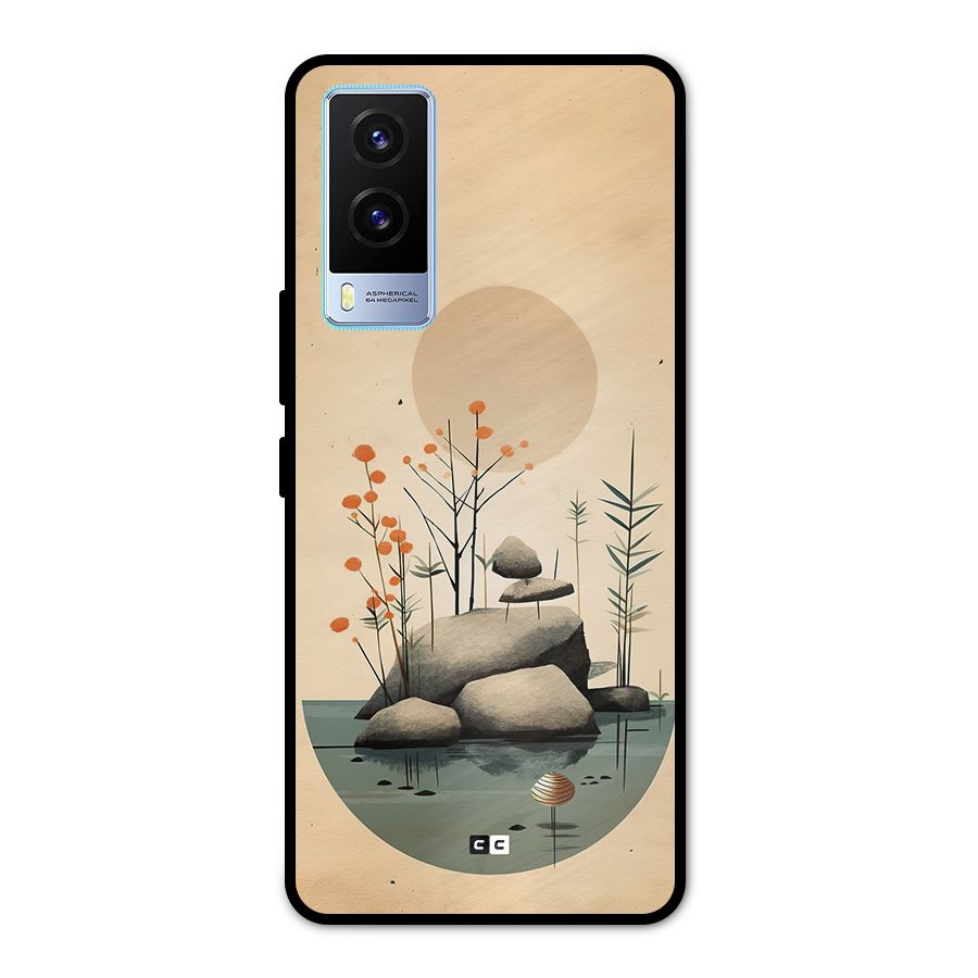 Zen Garden Metal Back Case for Vivo V21e 5G