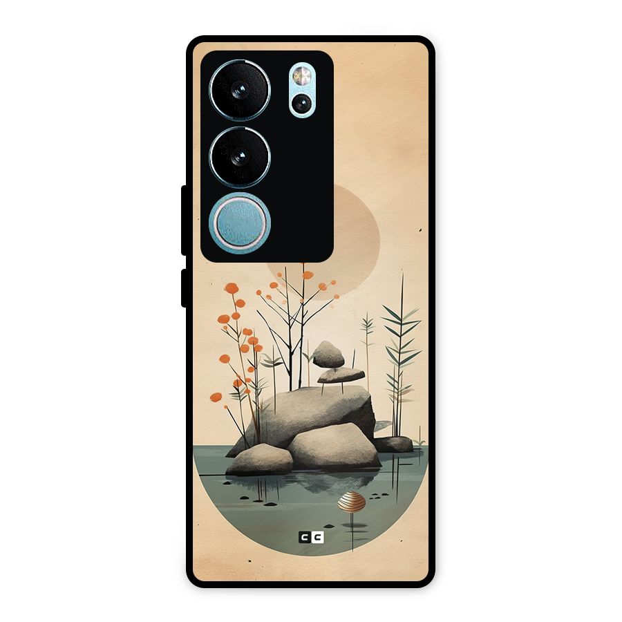 Zen Garden Metal Back Case for Vivo V29
