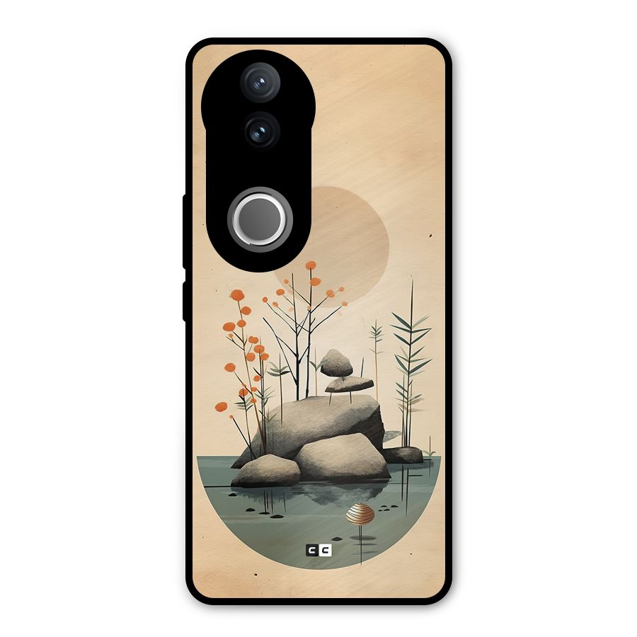 Zen Garden Metal Back Case for Vivo V50