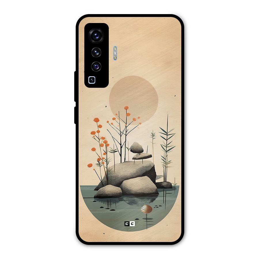 Zen Garden Metal Back Case for Vivo X50