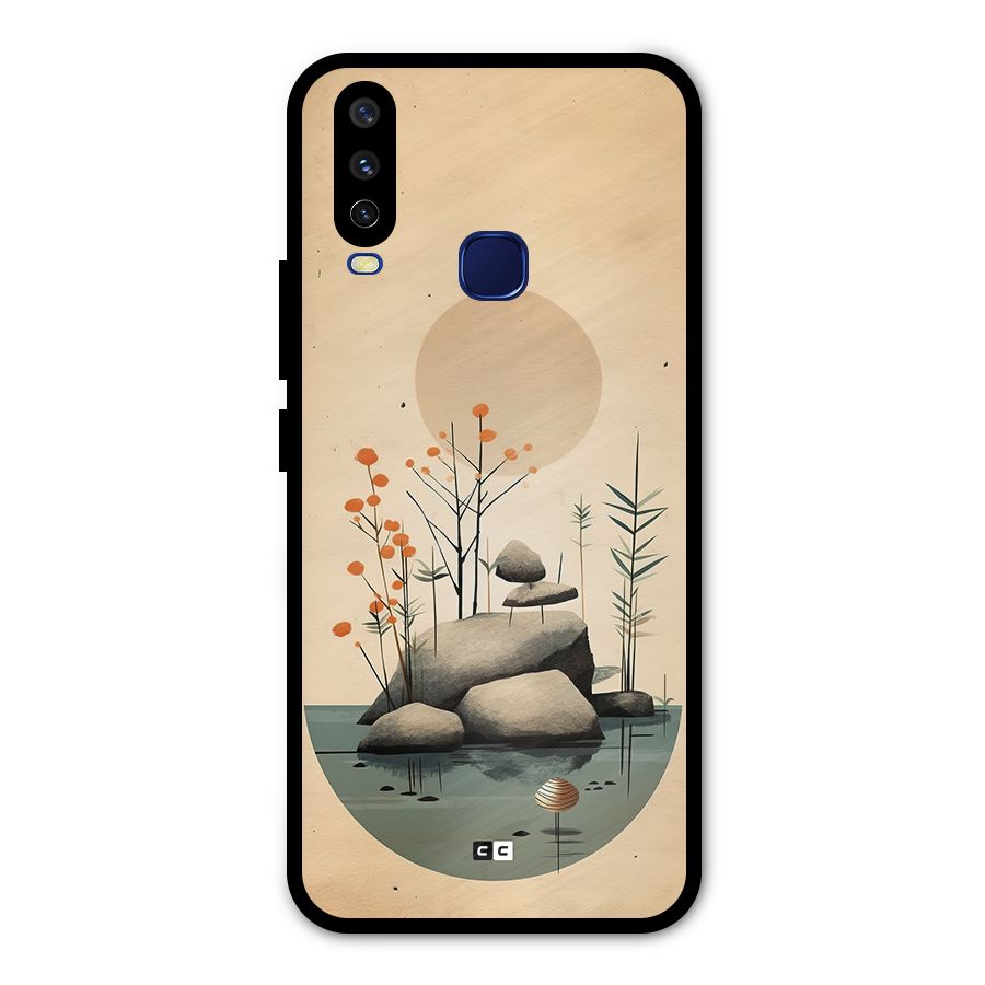 Zen Garden Metal Back Case for Vivo Y15