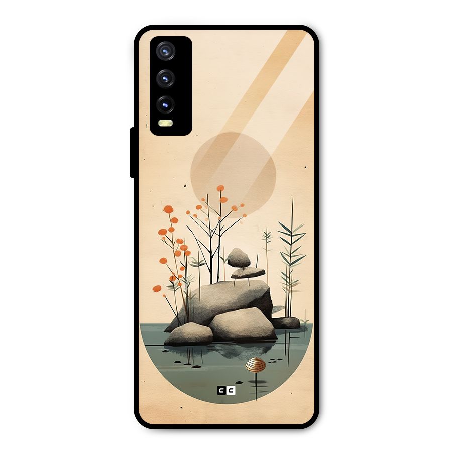Zen Garden Metal Back Case for Vivo Y20