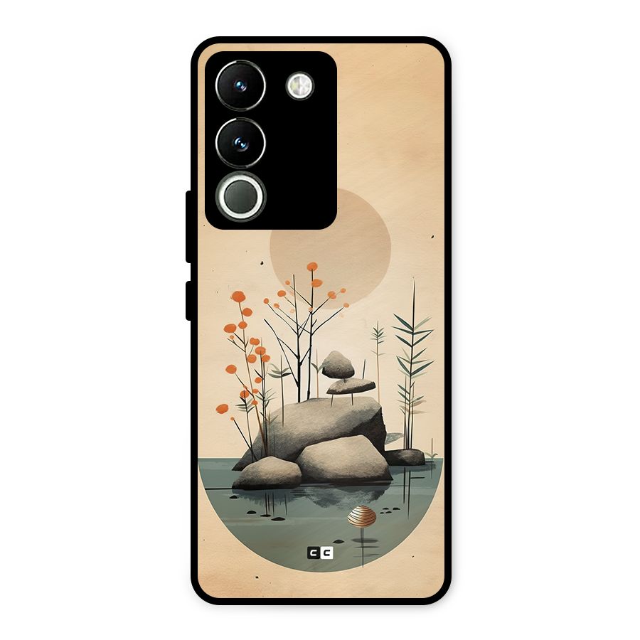 Zen Garden Metal Back Case for Vivo Y200