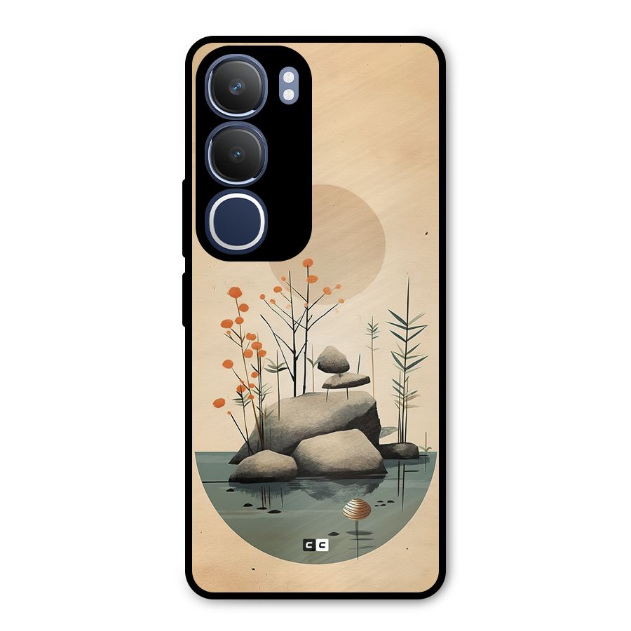 Zen Garden Metal Back Case for Vivo Y29