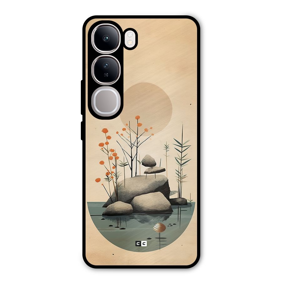 Zen Garden Metal Back Case for Vivo Y300