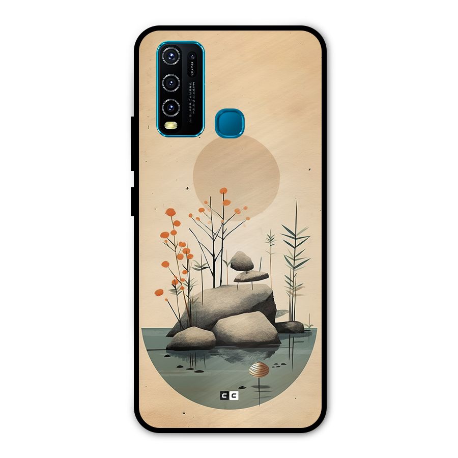 Zen Garden Metal Back Case for Vivo Y50