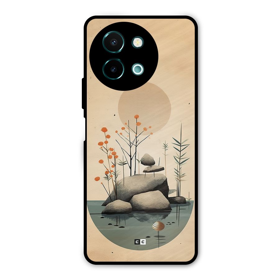 Zen Garden Metal Back Case for Vivo Y58