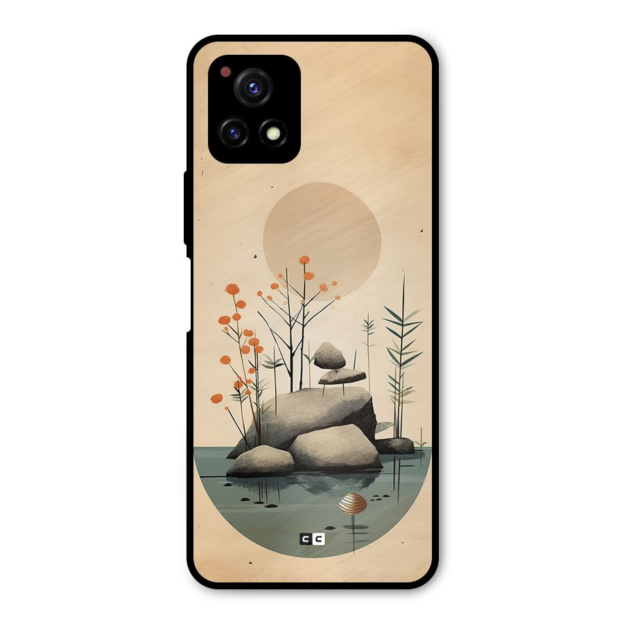 Zen Garden Metal Back Case for Vivo Y72 5G