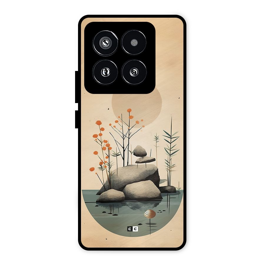 Zen Garden Metal Back Case for Xiaomi 14 Pro