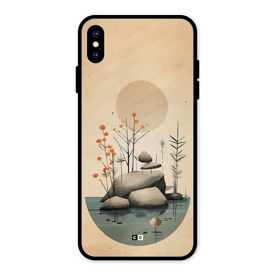 Zen Garden Metal Back Case for iPhone XS Max