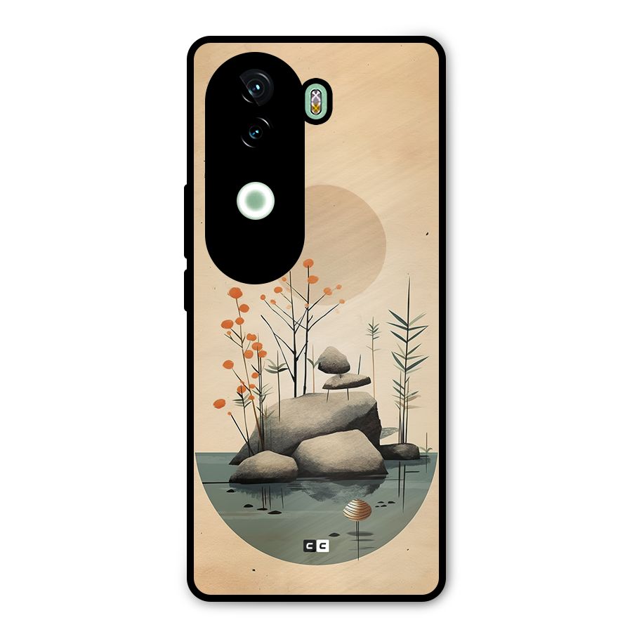 Zen Garden Metal Back Case for iQOO Z9s