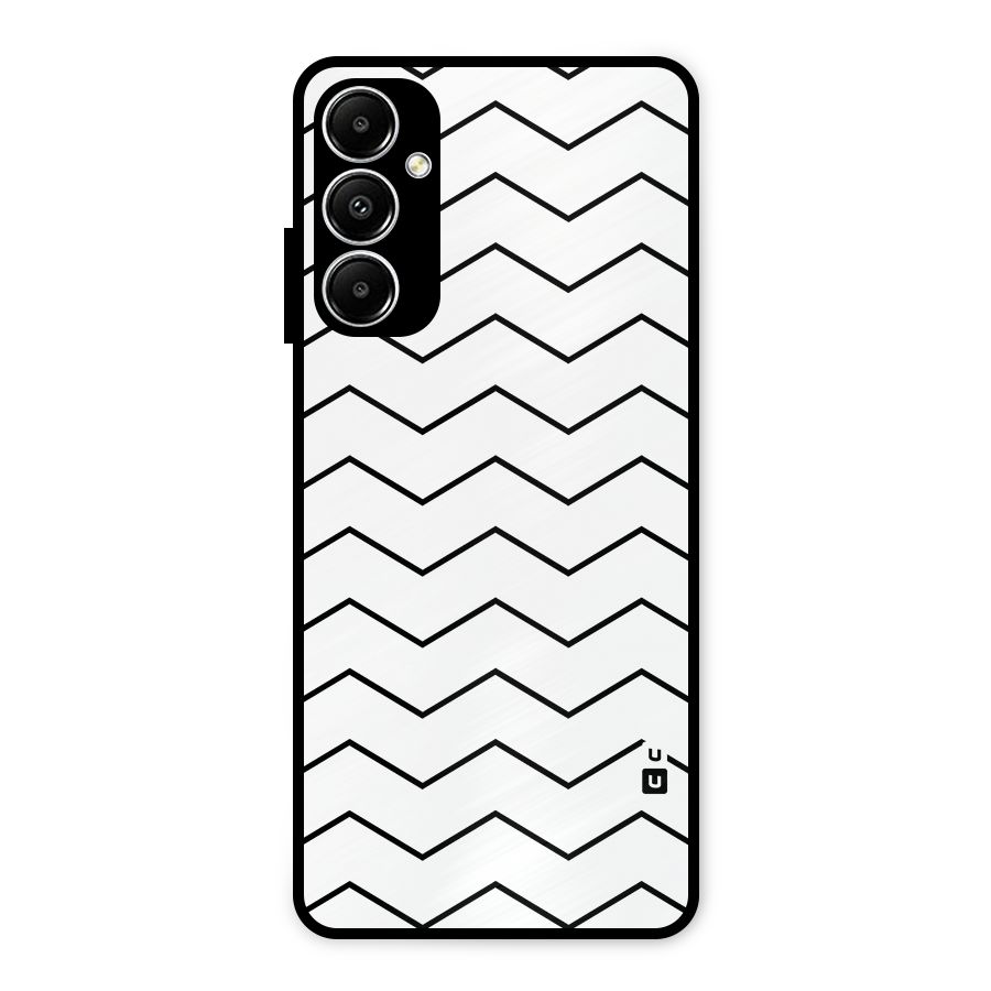 ZigZag Simple Classic Lines Metal Back Case for Galaxy A05s