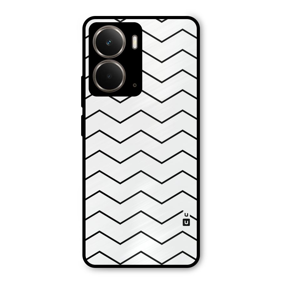 ZigZag Simple Classic Lines Metal Back Case for Realme P3