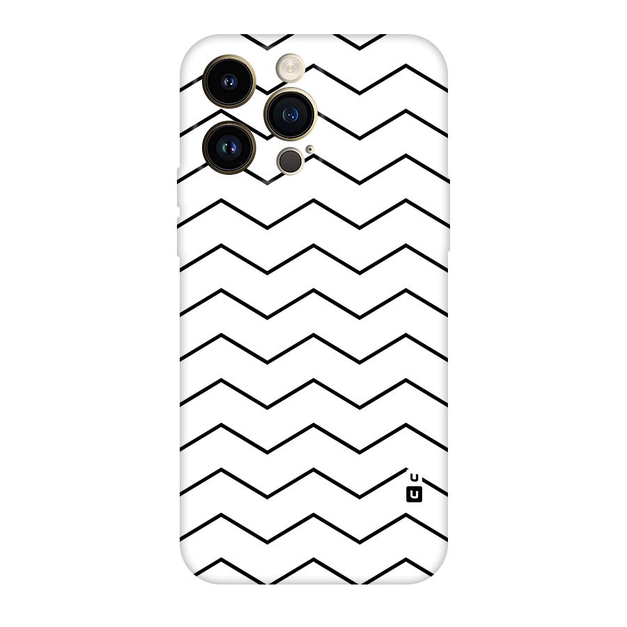 ZigZag Simple Classic Lines Original Polycarbonate Back Case for iPhone 14 Pro Max