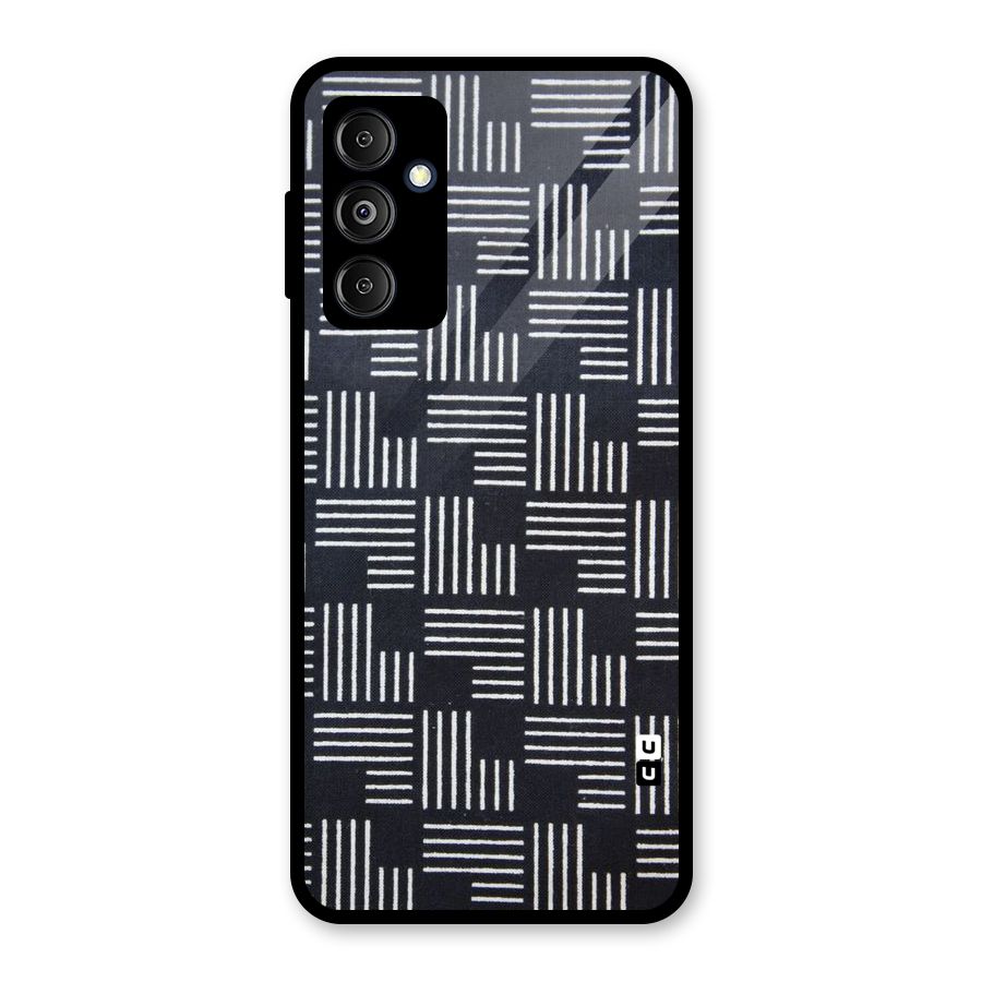 Zig Zag Hierarchy Glass Back Case for Galaxy M14 5G