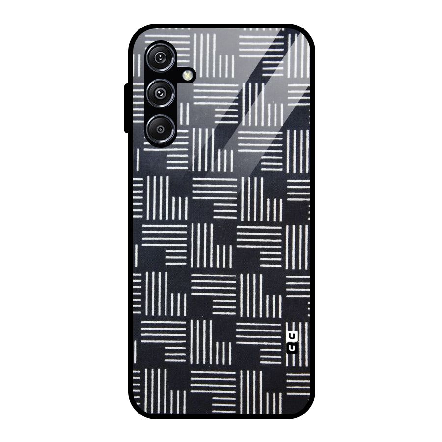 Zig Zag Hierarchy Glass Back Case for Galaxy M34 5G