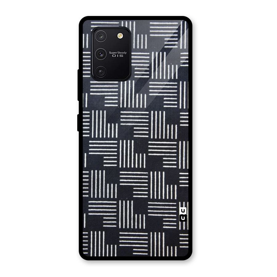 Zig Zag Hierarchy Glass Back Case for Galaxy S10 Lite