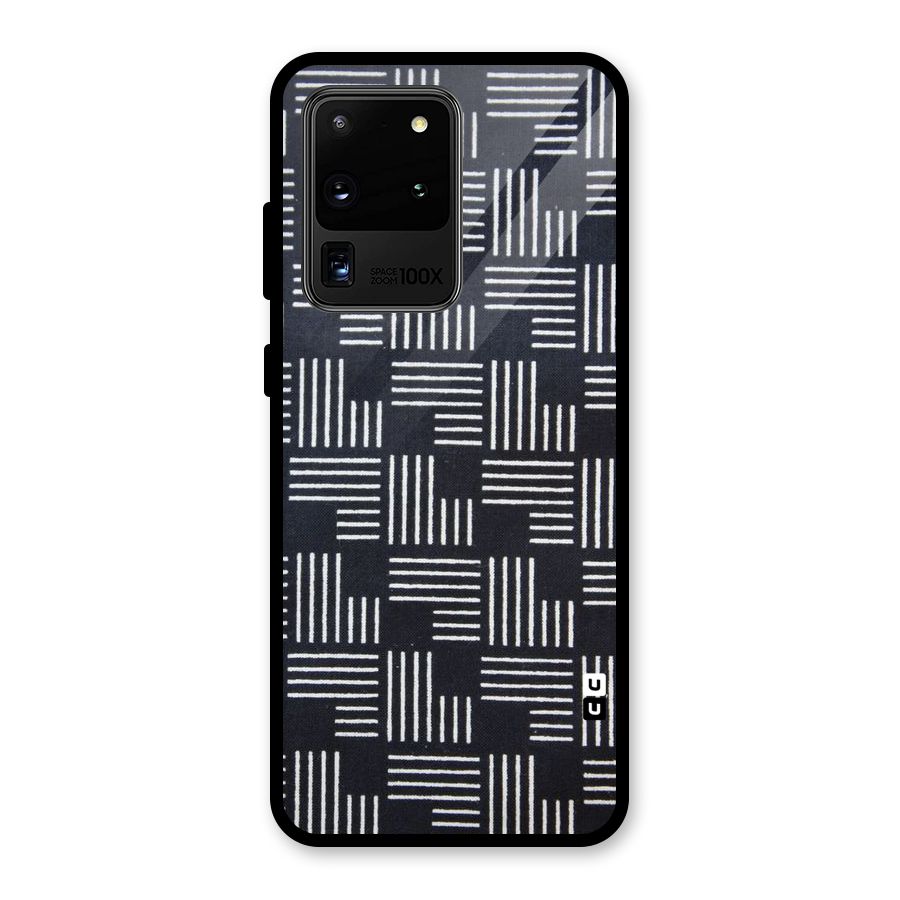 Zig Zag Hierarchy Glass Back Case for Galaxy S20 Ultra