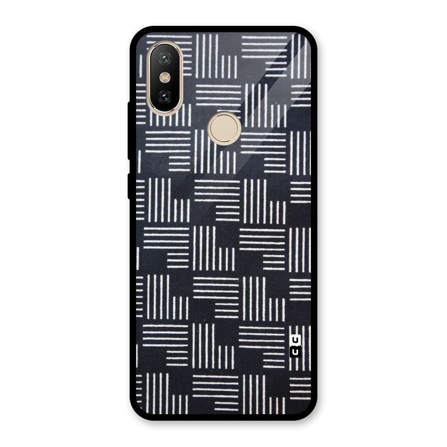 Zig Zag Hierarchy Glass Back Case for Redmi A2