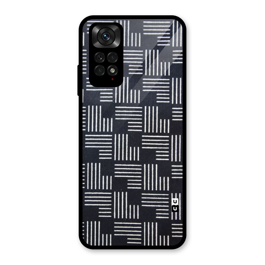 Zig Zag Hierarchy Glass Back Case for Redmi Note 11S