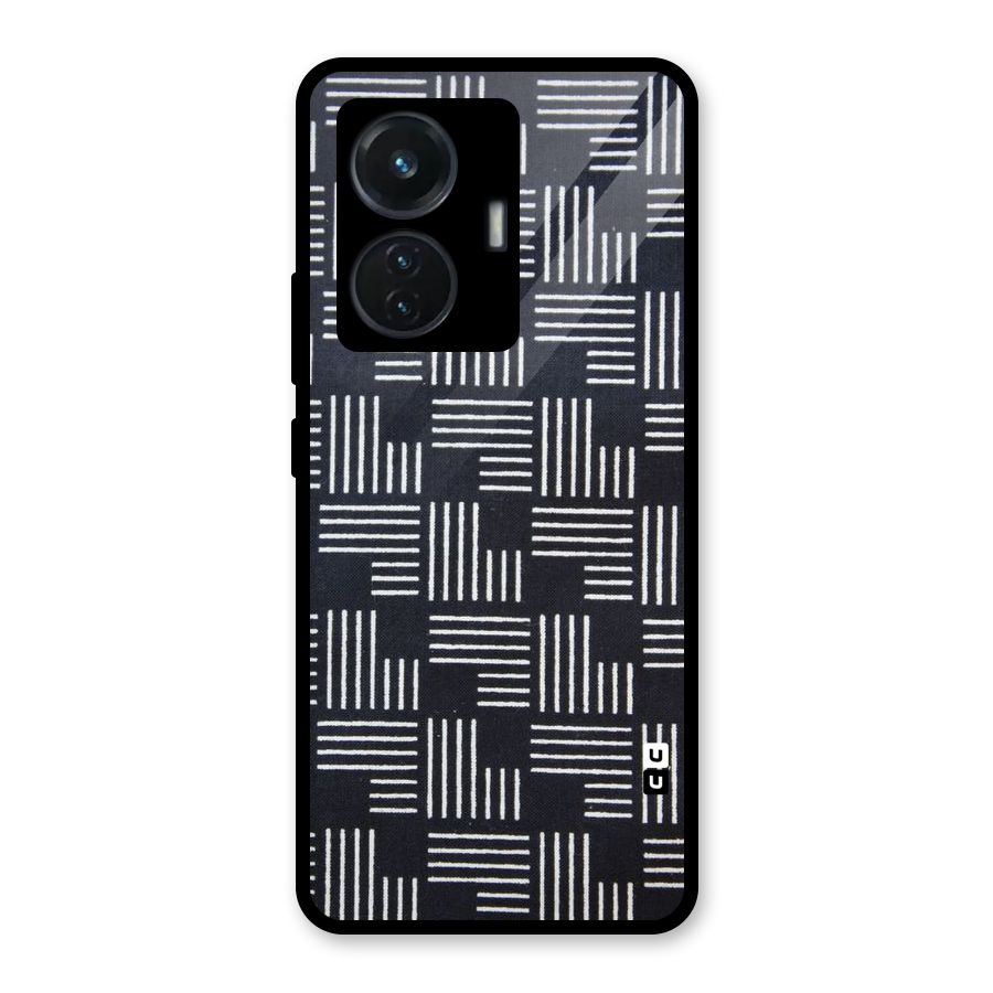 Zig Zag Hierarchy Glass Back Case for Vivo T1 44W