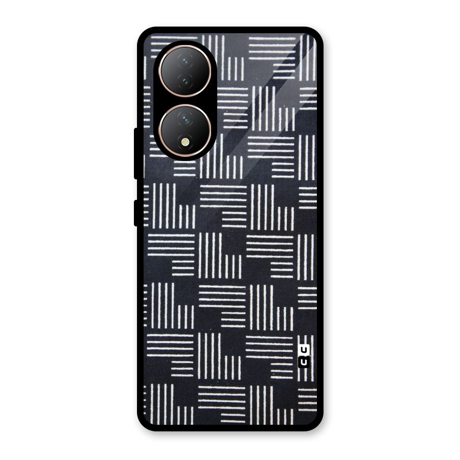 Zig Zag Hierarchy Glass Back Case for Vivo Y100A